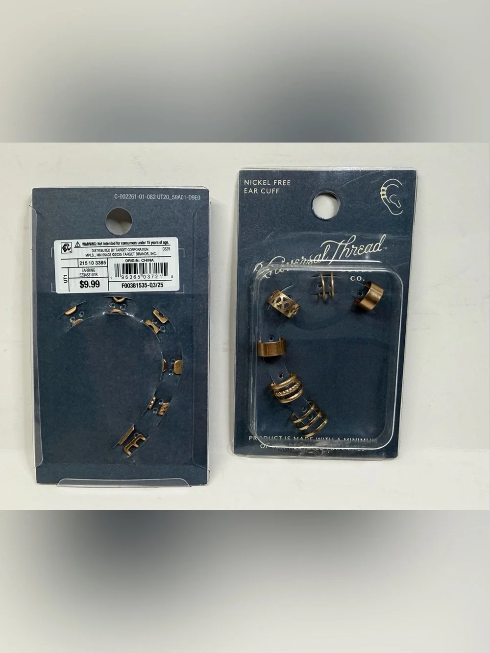 Universal Thread assorted gold